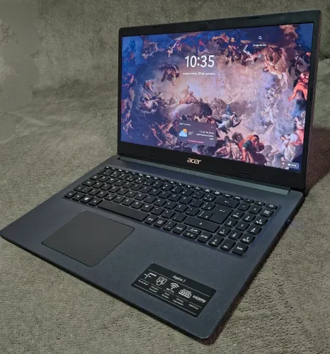 Notebook Acer Ryzen 5 Video dedicado 12GB DDR4 Tela 15.6 Ssd nvme 256gb