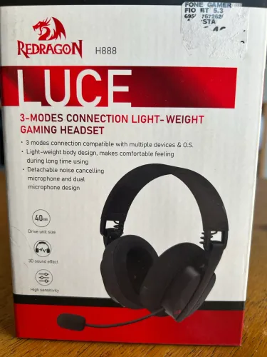 Fone headset redragon semi-novo gamer profissional