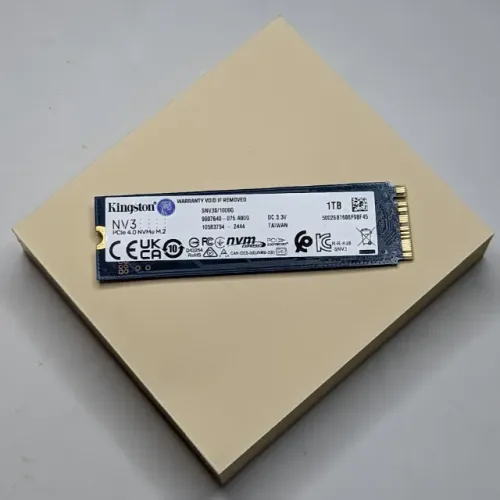 ssd nvme kingston nv3 gen4 1T leitura 6000 escrita 5000