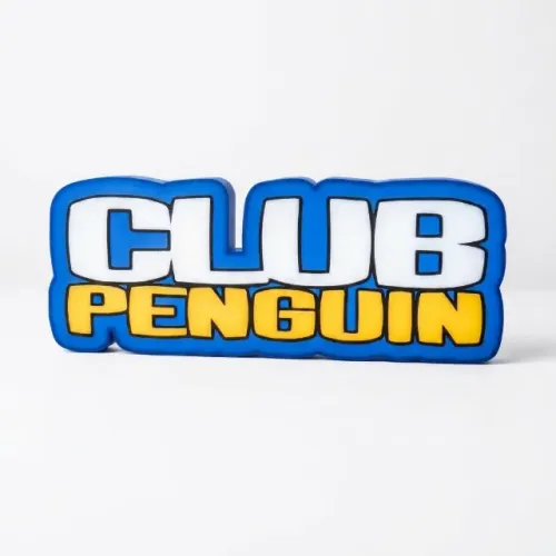 Letreiro Club Penguin Logo - Cenário/Decoração
