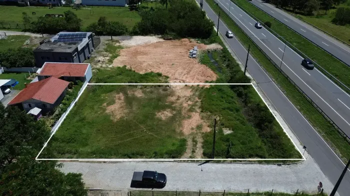 Terreno Comercial na Marginal da BR-101 Esquina | 1.064 m² Paulo Lopes