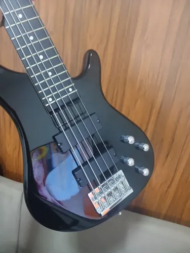 Contrabaixo Giannini GB-205A ativo preto