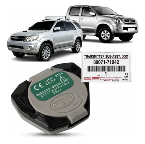 CONTROLE DO ALARME TOYOTA COROLLA HILUX 2008 A 2015 - *2