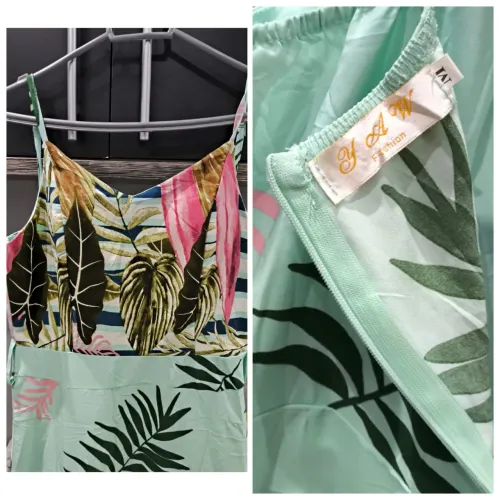 Vestido longo Florido M