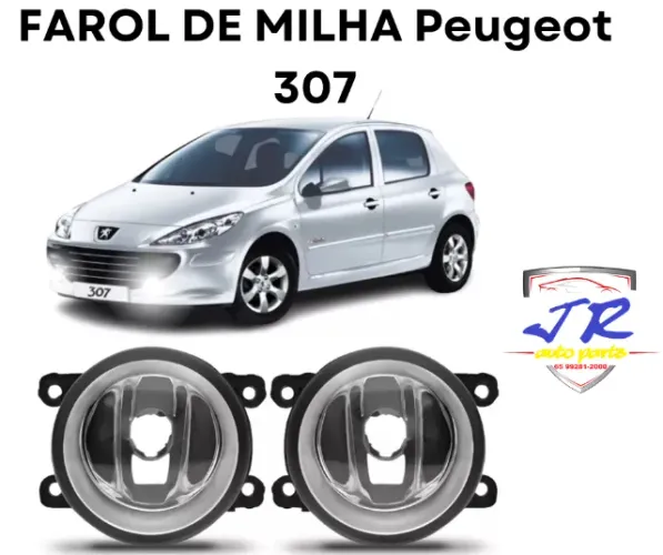 Farol Milha Peugeot 307 2007 2008 2009 2010 11 12 2013 2014