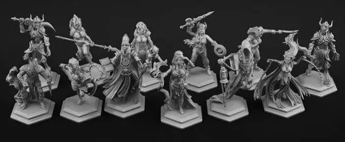 Miniaturas rpg, jogos, anime, filmes, etc