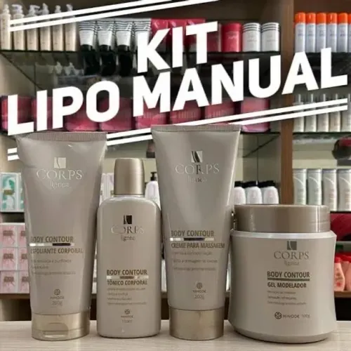 Kit Lipo Manual - Seca Barriga - 4 itens
