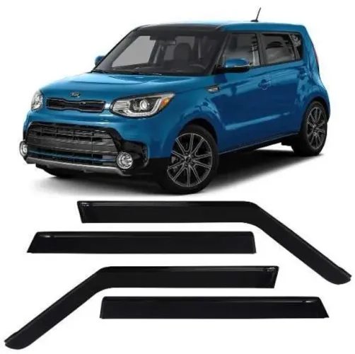 Calha de Chuva Kia Soul 2016 à 2018 - Ecotap