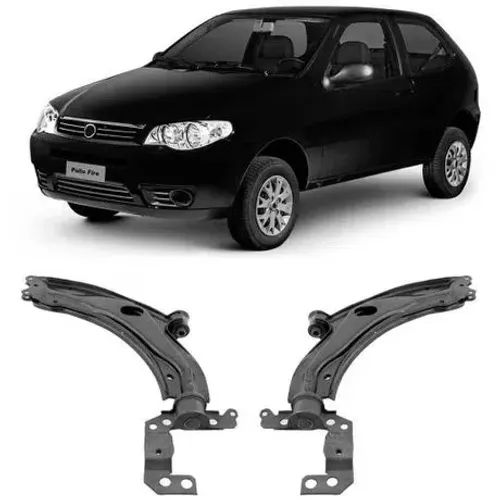 Bandeja Suspensão Dianteira Fiat Palio 2001 à 2017 - LD / LE - C/ Bucha / Mancal - Nakata