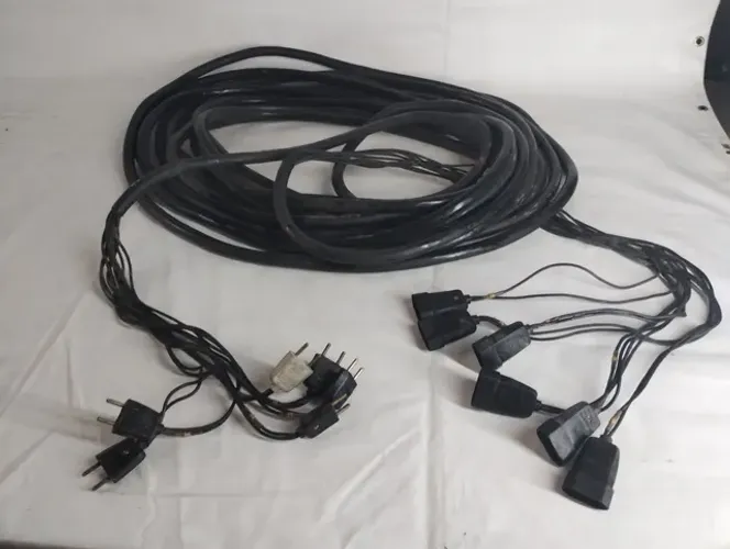 Cabo de energia chicote com 6 vias com 25metros