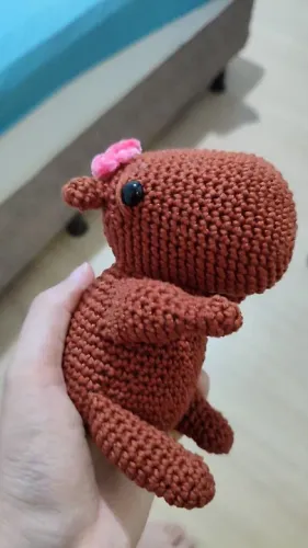Capivara em crochê