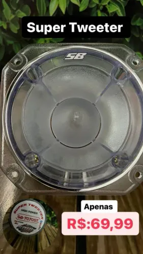 Super tweeter Soulbass acrílico 
