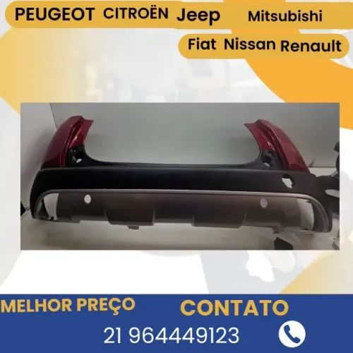Parachoque traseiro peugeot 2008    etq3796