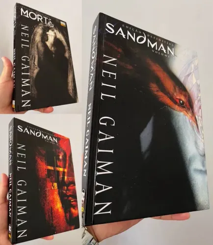 Sandman edição definitiva vol 1 e 2 + edição definitiva morte.