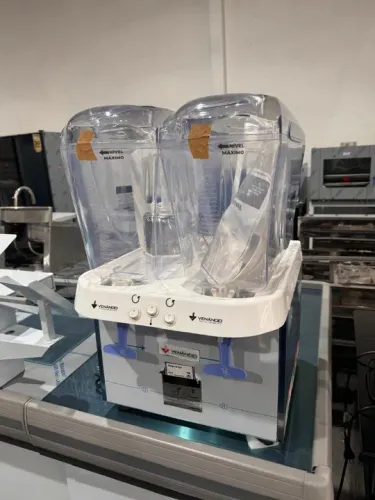 Refresqueira Venâncio Inox 2 Reservatórios 16 Lts Rv216 220v Cor Cinza nova 