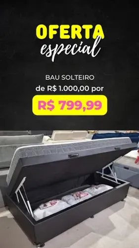 Kit Baú mais Colchão