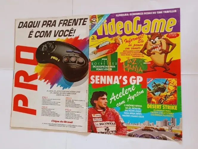Revista Videogame Ano 2 Nº 17 Ayrton Senna