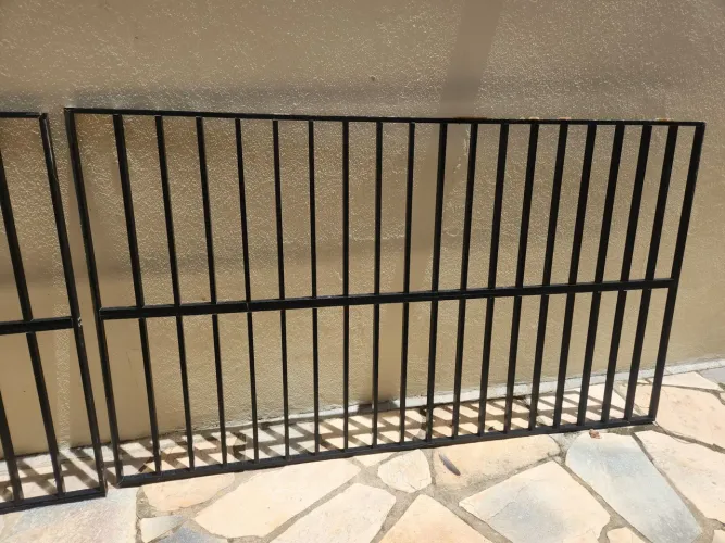 Grade de proteção em aço para janelas