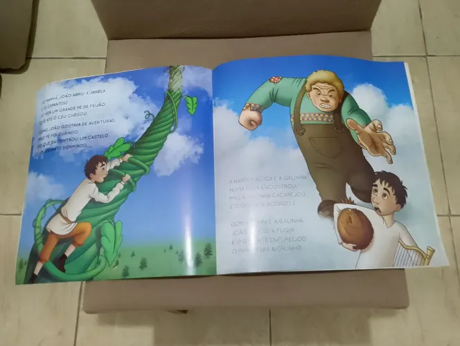 Livro infantil - João e o pé de feijão