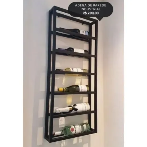 Adega de Parede Estilo Industrial