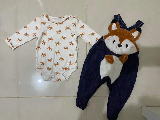 Conjunto Fox Body e Macacão Jeans - P