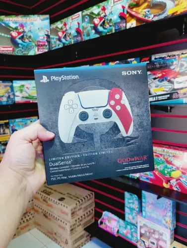 Controle Sem Fio Dualsense PS5 Edição Limitada God of War 20 Anos - Novo - Lacrado