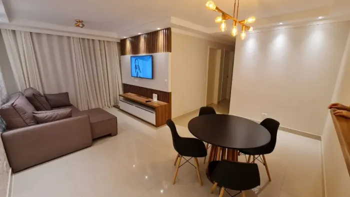 APARTAMENTO MOBILIADO 3 QUARTOS - PARQUE DO INGÁ - MARINGÁ - 2 VAGAS DE GARAGEM