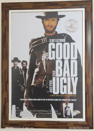 Poster 1200x900mm The Good The Bad And The Ugly - Três Homens Em Conflito
