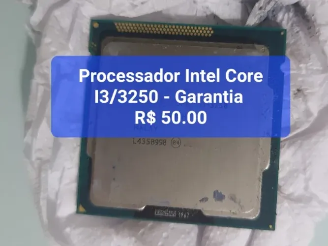 Processador Intel Core I3 / 3250 - Garantia.