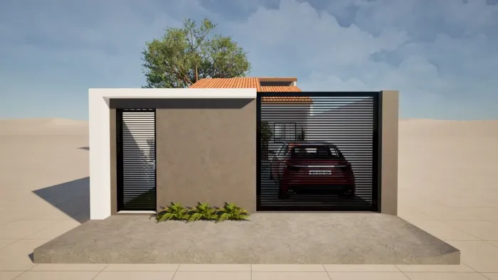 Casas no bairro de Ipanema 
