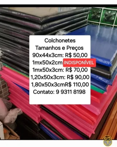 Colchonetes para academia,  creches e outos