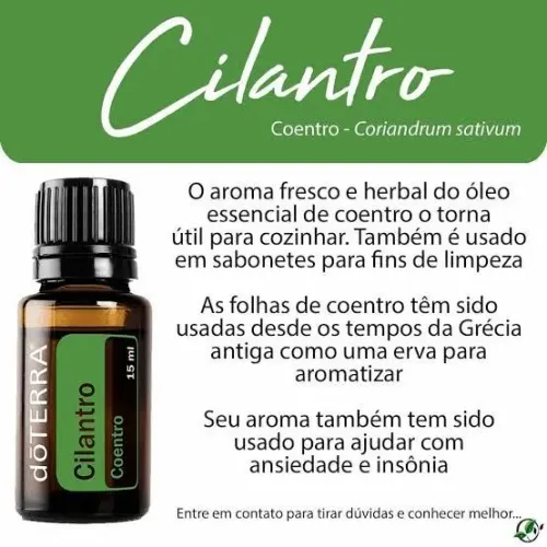 Óleo Essencial Doterra Cilantro 5ml