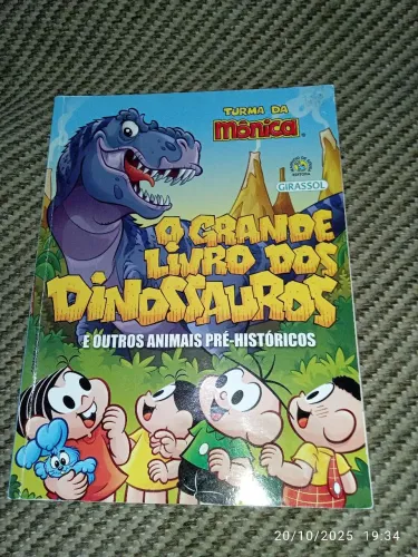 O Grande Livro dos Dinossauros ,- Turma da Mônica
