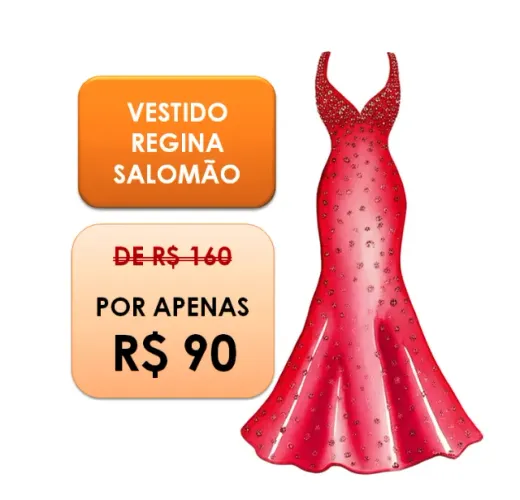 Vestido de Grife (tamanho P)