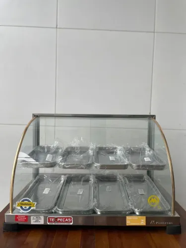 ESTUFA OURO CURVA DUPLA X 8 BANDEJAS X 220V - NOVA