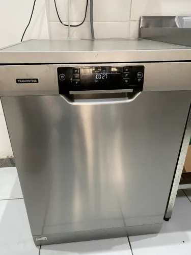 Lava louças Tramontina inox 15 serviços cozinha