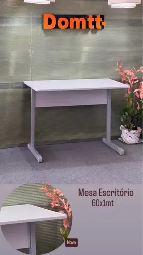 Mesa de Escritório 60x1mt Nova Perfil