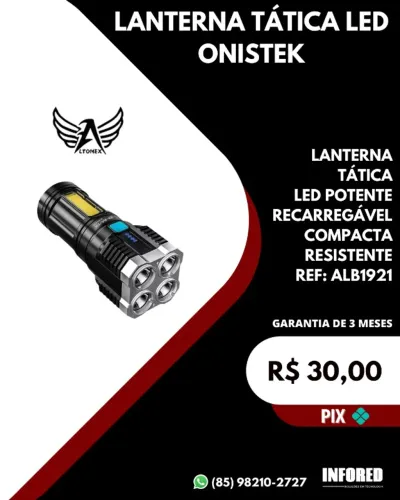 Lanterna Tática LED Onistek ALB1921
