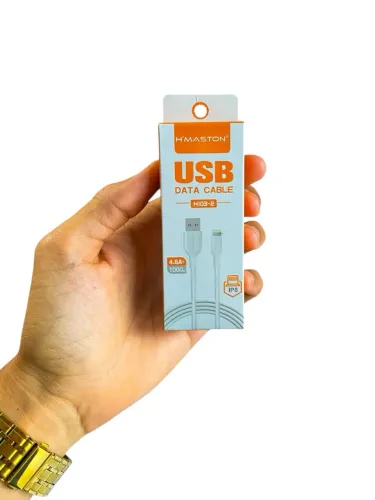 Cabo USB para iPhone - 4.8A 100cm - HMASTON