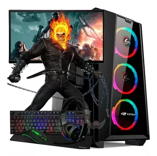 Pc Gamer 1150 Core i5 4570 8gb 480SSD, fonte 500wts real octo, RX580 8gb