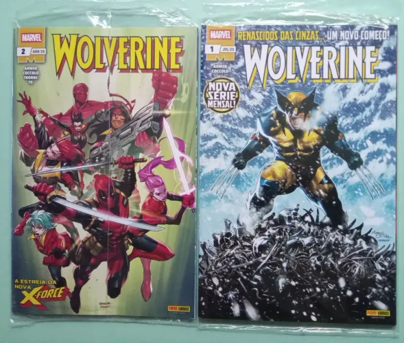 Wolverine 2025 vols 1 e 2 editora panini