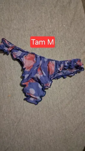 Calcinha estampada Tam M
