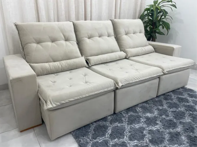 Sofá Retrátil Reclinável Las Vegas 2.70m l654