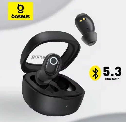 Fones de ouvido Baseus WM02 sem fio TWS Bluetooth 5.3