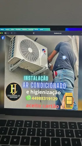 Instalação ar condicionado