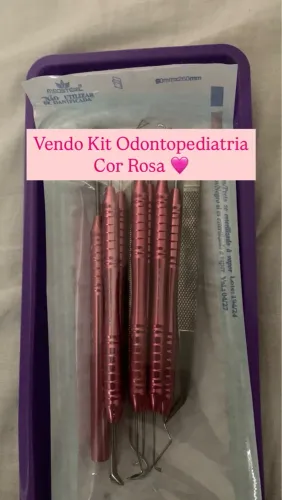 Kit Odontopediatria Rosa - Ice