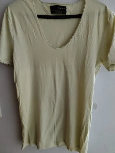 Camiseta Zara Gola V Amarela