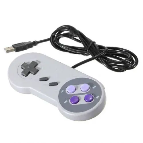Controle Super Nintendo - Novo - USB - Compatível com PC