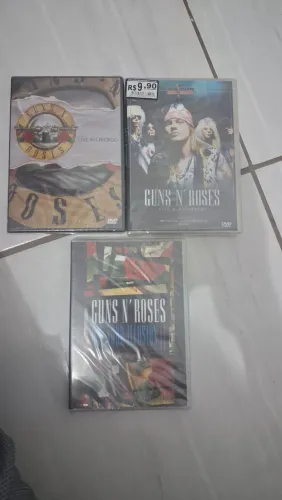 Coleção Guns N' Roses - DVDs Lacrados