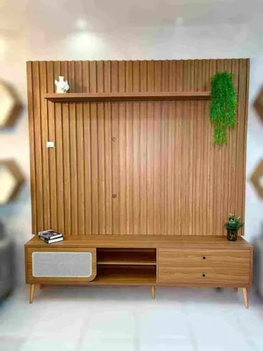 Novidade em estoque!! Painel + Rack até 75? TB346F Freijó